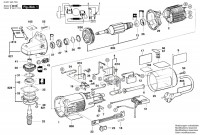 Bosch 0 601 345 742 GWS 9-150 C Angle Grinder GWS9-150C Spare Parts